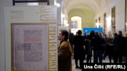 Otvaranje izložbe "Crnogorsko ćirilsko štamparstvo XV i XVI vijeka" u Klementinumu, Prag 5. marta 2024.