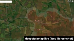 Так виглядає прорив російських військ у районі Очеретиного на мапі проєкту DeepState станом на 7 травня 2024 року