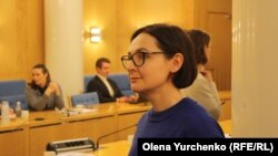 Марія Мельник, представниця благодійної організації Help Ukraine Gothenburg. Стокгольм, Швеція