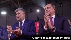 Marcel Ciolacu și Sorin Grindeanu, ultimii doi președinți ai PSD.