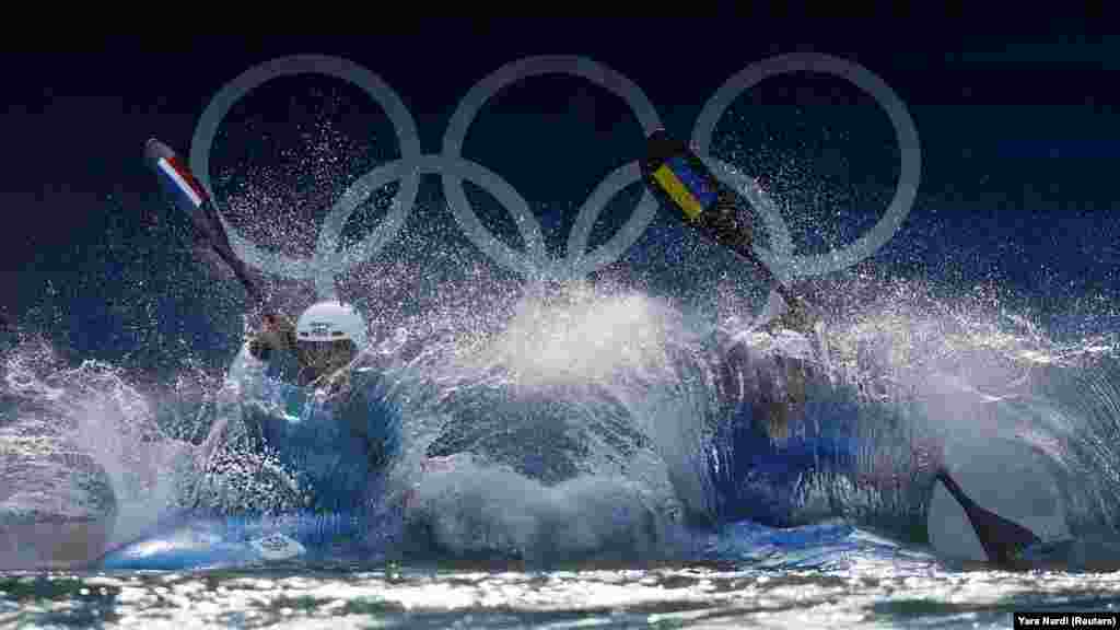 Вікторія Ус була єдиною представницею України у веслувальному слаломі. Українка виступала в усіх трьох дисциплінах, але так і не змогла вибороти нагороди. Хоча завжди боролася на заїздах до останнього і на характері «вигризала» свої найкращі результати