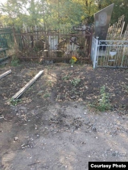 Викопана могила Софії Моро. Фото з особистого архіву родини