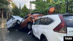 Сочи, последствия потопа. Июль 2022 года