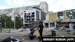 Місце російського обстрілу Харкова 20 липня