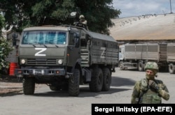 Російські військові у Мелітополі, липень 2022 року