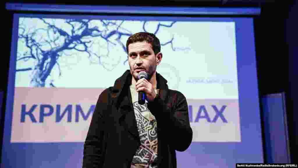 Ахтем Сеитаблаев во время мероприятия «Крым по венам»