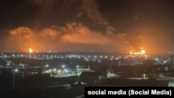 У ніч на 25 квітня у російському Брянську спалахнула пожежа на нафтобазі «Транснефть-Дружба»