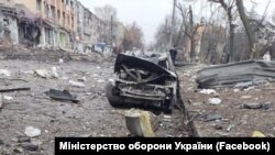 Ізюм, 6 березня, фотографії з фейсбук-сторінки Міністерства оборони України