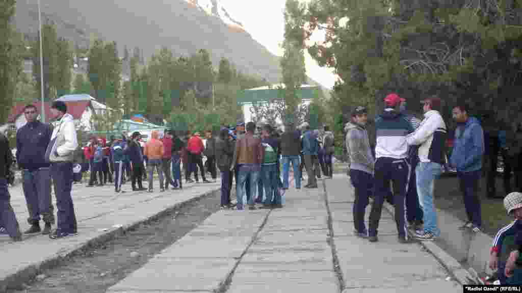 Тазоҳурот дар маркази Хоруғ,  22 май