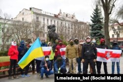 Добровольці з Білорусі в Одесі