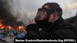 Рятувальники вийшли на протест проти викрадення свого керівника Віталія Трояна. Фото ілюстративне