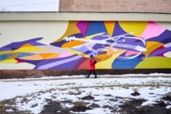 Новий мурал на стіні музичного коледжу