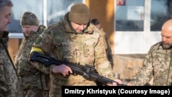 Олег Сенцов с ПКМ, 10 марта 2022 года