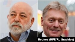 Віктор Вексельберг (ліворуч) та Дмитро Пєсков (комбіноване фото)