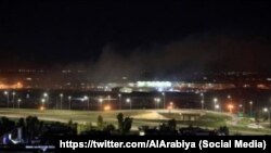 Несколько неуправляемых ракет упали в ночь на 13 марта возле консульства США в Эрбиле на севере Ирака, 13 марта 2022 года