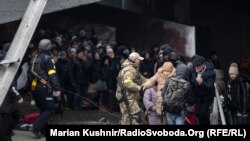 Евакуація людей з Ірпеня, Бучі, Київщина. 9 березня 2022 року