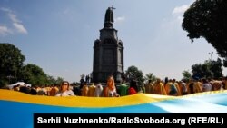 Урочистості, організовані ПЦУ, відбулися в Михайлвівському Золотоверхому соборі та на Володимирській гірці в Києві
