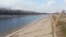 Днепровская вода в Северо-Крымском канале у села Победное Джанкойского района, Крым, 17 марта 2022 года