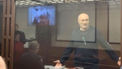 Аслан Гагиев во время заседания в Южном окружном военном суде в октябре 2021 года