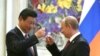 Очільник КНР Сі Цзіньпін і президент Росії Володимир Путін. Китай, 2015 рік