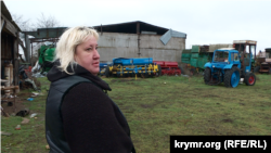 Таврійське. Херсонська обл. Жителька Таврійського Світлана Довженко. Листопад 2022 року