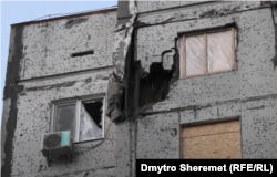 Будівлі в мікрорайоні Острів, грудень 2022 року