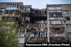 Наслідки обстрілу Херсону після деокупації