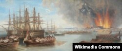 "Бомбардировка Севастополя в 1855 г.", Джон Кармайкл