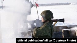 Спільні російсько-білоруські навчання на Брестському полігоні, грудень 2022 року (ілюстраційне фото)