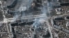 سيټيلايټ تصویر: په ماريپول کې اور اخیستې ودانۍ ښکاري