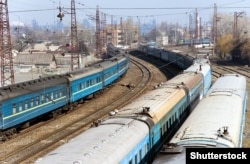 Залізнична станція в Маріуполі, архівне фото