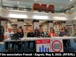 Konferencija za novinare Udruge Franak, Zagreb 6. svibanj 2022.