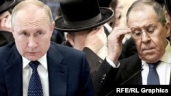 Владимир Путин и Сергей Лавров. Коллаж