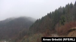 Planina Očauš u blizini Teslića