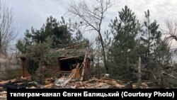 Наслідки обстрілів в Мелітополі, яка сталося 10 грудня 2022 року