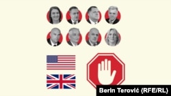 Visoki dužnosnici iz BiH kojima su izrečene sankcije SAD-a i UK-a