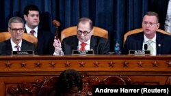 Засідання юридичного комітету Палати представників Конгресу США із затвердження пунктів звинувачень щодо імпічменту, Вашингтон, 12 грудня 2019 року