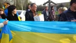 Митинг за единую Украину в Краматорске Митинг за единую Украину в Краматорске