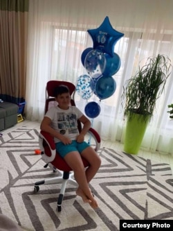 Єгор Прийменко на святкуванні дня народження