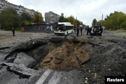 Результат російського ракетного обстрілу Дніпра. Україна, 10 жовтня 2022 року