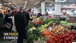 Politička trgovina na zelenoj pijaci u Podgorici Politička trgovina na zelenoj pijaci u Podgorici