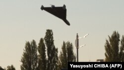 Десятки дронів іранського виробництва запустили російські війська по території України вранці 17 жовтня