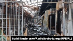 Знищений продовольчий ринок у Сєвєродонецьку