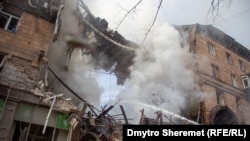 Ракетна атака по центру Запоріжжя (фотогалерея)