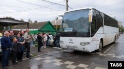 Проводы мобилизованных жителей города Батайска. Ростовская область