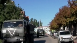 В Керчи замечена колонна российской военной техники (видео)
 В Керчи замечена колонна российской военной техники (видео)