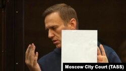 Олексій Навальний у суді. Москва, Росія. 2 лютого 2021 року