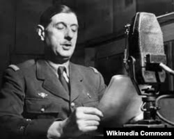 Шарль де Голль возглавлял движение "Свободная Франция"