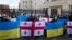 Митинг в Тбилиси в поддержку Украины