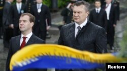 Дмитро Медведєв та Віктор Янукович у Києві, 17 травня 2010 року